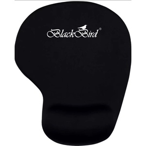 BlackBird Мишка Office FocusPad, ергономична, с гел, черна (BH1767)