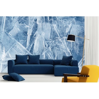 DIMEX ART Самозалепваща се флизелинова фототапета текстуриран лед 375 x 250 см