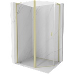 Mexen Mist L петоъгълна асиметрична душ кабина с отварящи се врати 100x80 см, (8A8L-100-080-55-00)