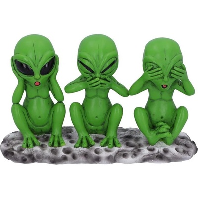 Nemesis Now Комплект статуетки Nemesis Now Adult: Humor - Three Wise Martians, 16 cm (U5426T1)