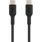 Belkin BOOSTCHARGE PRO кабел за данни Type-C - Type-C, 15 см, ЧЕРЕН (CAB004BT0MBK)