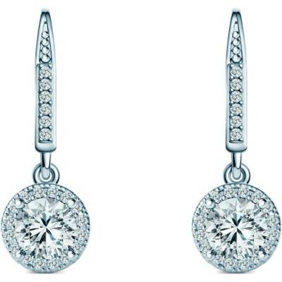 SAVICKI Náušnice This is Love biele zlato, diamanty TIL-K02-BR-014-DIA-B
