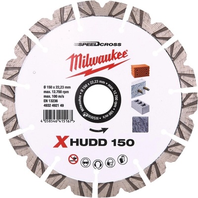 Milwaukee Diamantový rozbrušovací kotouč 150 mm 4932492149