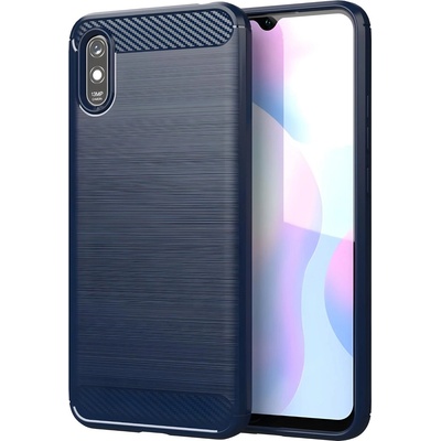 Xiaomi Carbon Shield TPU калъф за Xiaomi Redmi 9A - Син KP9440