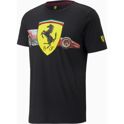 Ferrari tričko Race Heritage black