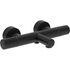 Ideal Standard Ceratherm T25N - Термостатичен смесител за вана, копринено черен A8475XG (A8475XG)