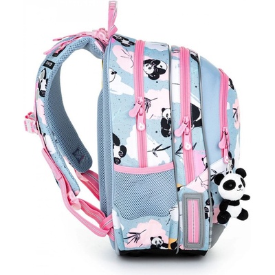 Topgal s pandami ELLY modro-růžová