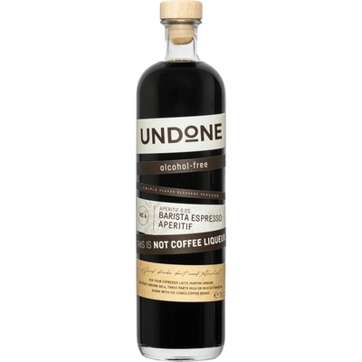 Undone No.6 Not Coffee Liqueur 0% 0,7 l (čistá fľaša)