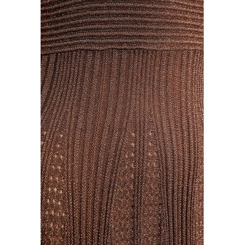 Morgan Рокля Morgan в кафяво дълга разкроена RMARMAI (RMARMAI)