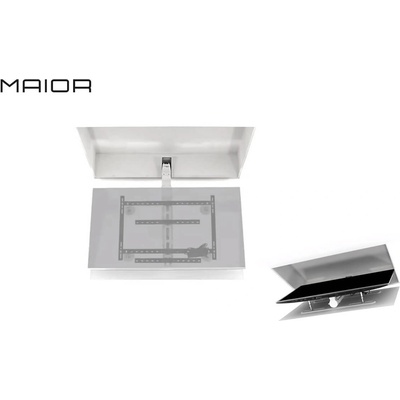 MAIOR Моторизирана вградена стойка за таван за телевизор Maior FLIP 900R, 32″-70″, макс. 28kg, обръщане, моторизирано спускане, ръчно завъртане на 360 градуса (MAI-FLIP900R)