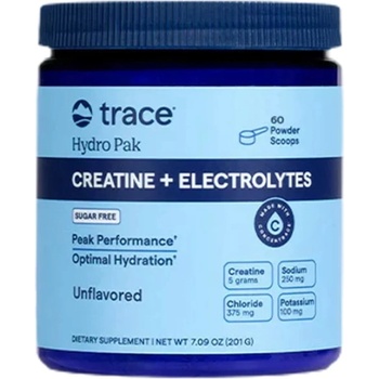 Trace Minerals Creatine + Electrolytes Hydro Pack | Sugar-Free [201~240 грама] Неовкусен