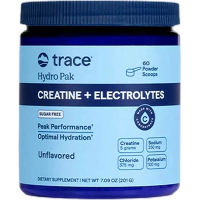 Trace Minerals Creatine + Electrolytes Hydro Pack | Sugar-Free [201~240 грама] Неовкусен