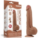 LoveToy King Sized Sliding Skin Dual Layer Dong 11.5" Flesh