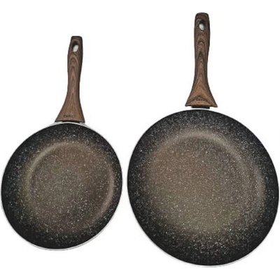 Комплект тигани от кован алуминий с мраморно покритие 9Tnine модел 4419 (4419)