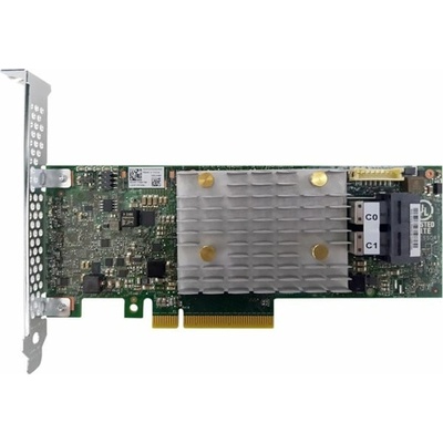 Lenovo RAID контролер Lenovo ThinkSystem RAID 9350-8i, от PCIe 3.0 x8 към 2x SATA 6Gb/s / SAS 12Gb/s, 4x Mini SAS HD (SFF-8643), RAID 0, RAID 1, RAID 5, RAID 10 (4Y37A72483)