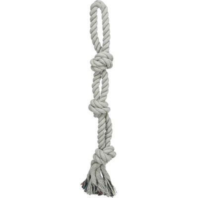 TRIXIE Двойно Шарено въже играчка за кучета - 60 см, 500 г