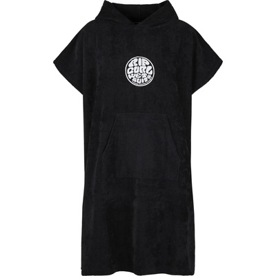 Мъжко пончо за сърф Rip curl Logo Hooded Towel Surf poncho - Black - размер One Size (050-1670-0111)