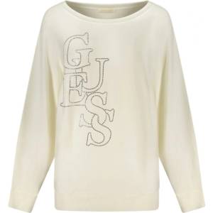 Guess jeans Дамски пуловер guess jeans, Размер M, Цвят Бяло (W6BR51Z1452_BIG012)