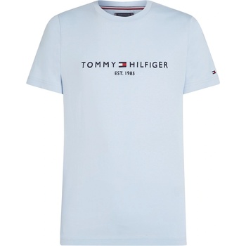 Tommy Hilfiger Тениска Tommy Hilfiger Logo Crew Neck T Shirt - Breezy Blue C1O