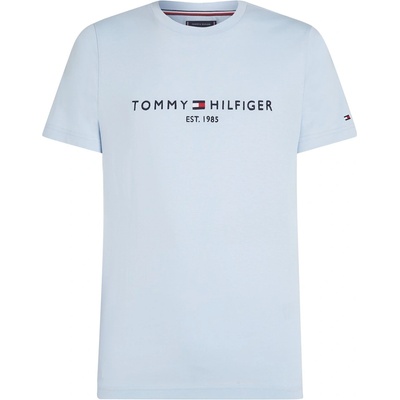 Tommy Hilfiger Тениска Tommy Hilfiger Logo Crew Neck T Shirt - Breezy Blue C1O