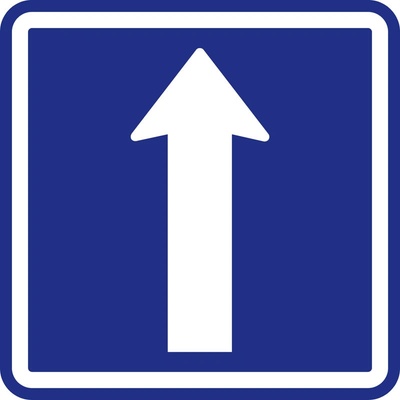 Dopravní značka – Jednosměrný provoz – Hledejceny.cz