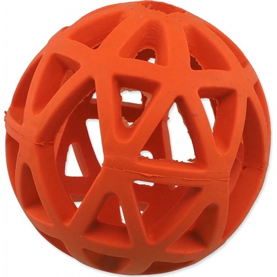 Dog Fantasy loptička dierovaná oranžová 9 cm