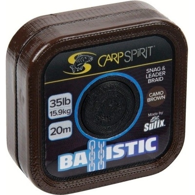 Carp Spirit šňůra Ballistic Camo Brown 20m 45lb
