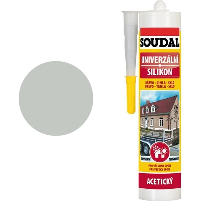 Soudal Silikón univerzálny 280 ml 280 ml sivá