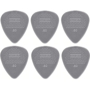 Dunlop 449R 0.60 Max Grip Standard 6 Перце за китара (449R60-6PACK-SET)