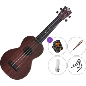 Pasadena WU-21W(BK) SET Wood Grain (Black) Сопрано укулеле (WU-21F3(BK)-SET)