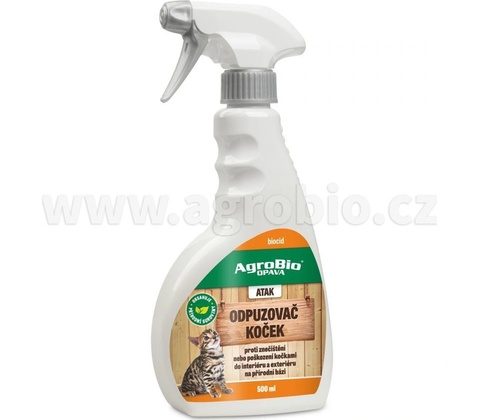 AgroBio Atak odpuzovač koček rozprašovač 500 ml