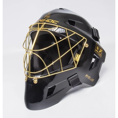 Unihoc Goalie Mask ALPHA PRIME EVOLAB gold – Zbozi.Blesk.cz