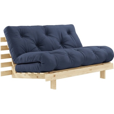 Karup Design Rozkladacia pohovka s modrým poťahom Roots Raw/Navy tmavo