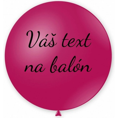 Personal Svet balonku Balón s textem Fuchsiový 80 cm