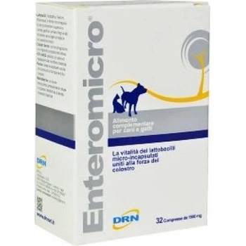 Enteromicro na obnovenie črevnej mikroflóry pre psy a mačky 1500 mg 32 tbl.