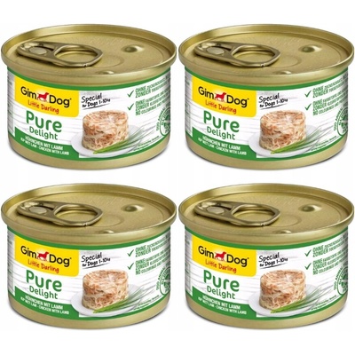 GimDog Pure delight kuracie s jahňaciem 85 g