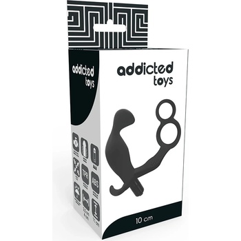 Addicted Toys Butt Plug With Cock Ring And Ball-Strap