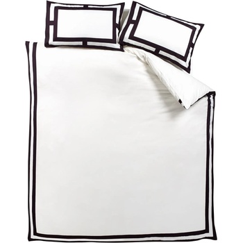 Catherine Lansfield Черно-бял двойно спално бельо 200x200 cm Mono Panel - Catherine Lansfield (BD/59820/W/DQS/CR)