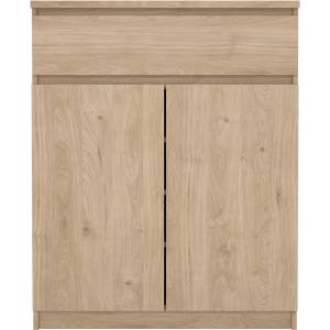 Tvilum Скрин от дъбов декор в естествен цвят 80x100x40 cm Naia - Tvilum (76234hl)