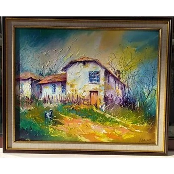 Image 1 of Пейзаж с къщи