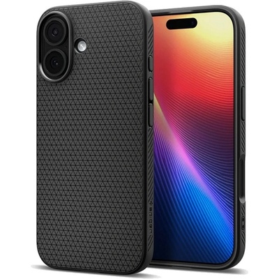 Spigen iPhone 17 SPIGEN LIQUID AIR Силиконов удароустойчив протектор за телефон, диамант, черен ACS10369 (ACS10369)