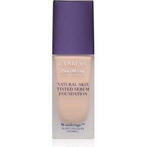 Claresa Care All Day Natural Skin Tinted Serum Foundation лек тониращ флуид за естествен вид цвят 1C Light Cool 32ml