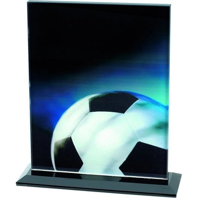 Zt234 Skleněná trofej fotbal