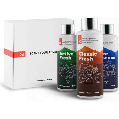 Northfinder parfém na praní 3 x 150 ml ACTIVE FRESH + CLASSIC FRESH + PURE ESSENCE clear