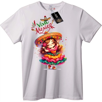 NOONEBRAND Тениска Мексиканско Момиче - L, Black