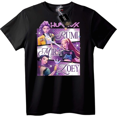 NOONEBRAND Тениска HUNNY Rumi Mira Zoey - L, Black