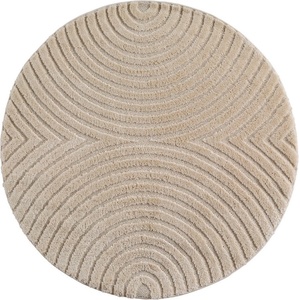 Ayyildiz Бежов кръгъл килим ø 200 cm Art 1122 - Ayyildiz Carpets (ART2002001122BEIGE)