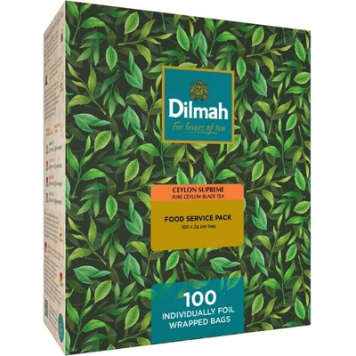 Dilmah Černý čaj Earl Grey 100 x 2 g