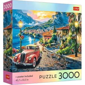 Trefl Пъзел Trefl от 3000 части - Италианско градче на брега на езерото (99309)