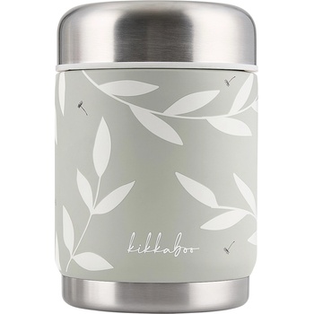 KikkaBoo Термос за храна KikkaBoo - Flora, 400 ml, Sand (31302030091)